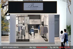 xu hướng mới cập nhật - Thiết kế shop thời trang tone màu xám ghi